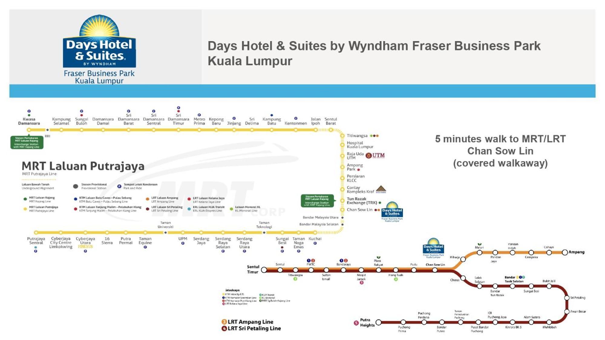 Days Hotel & Suites By Wyndham Kl - Chan Sow Lin Mrt Or Lrt Kuala Lumpur Dış mekan fotoğraf